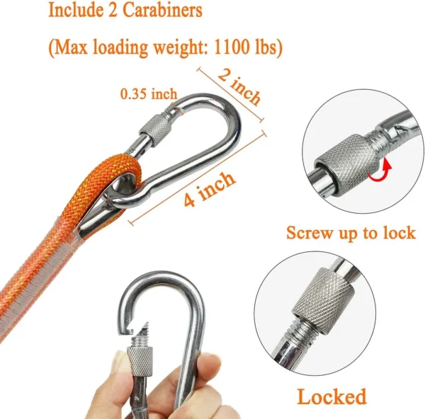 Heavy Duty Rock Climbing Rope