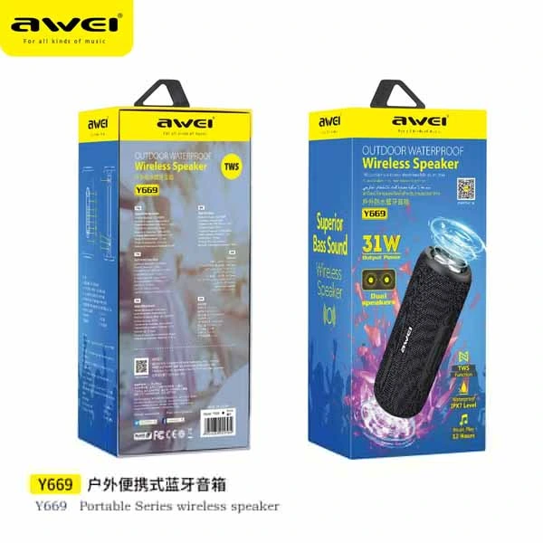 Awei Y669 Portable Bluetooth Speaker