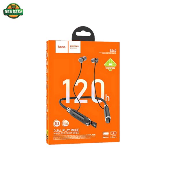 Hoco ES62 Wireless Neckband Earphones - Image 2