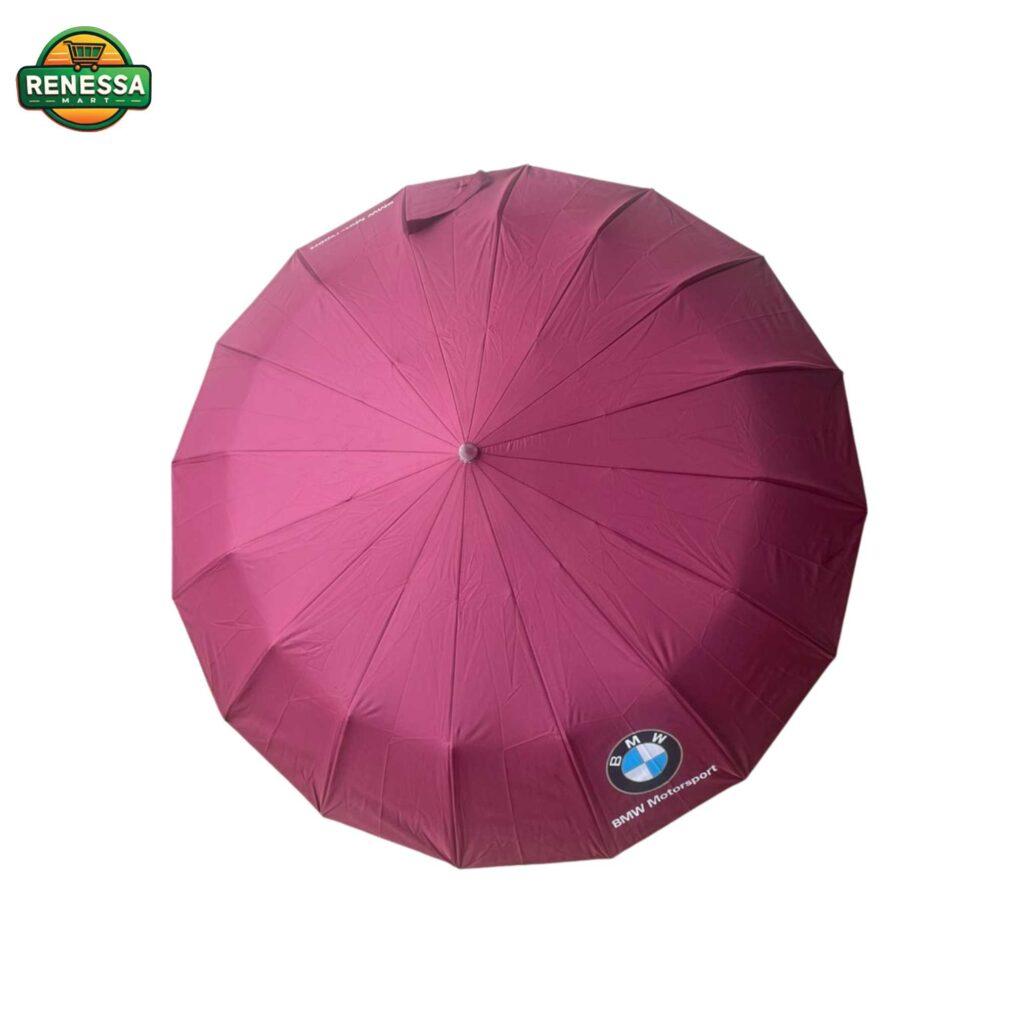 BMW 16 Ribs Automatic Open and Close Windproof Folding Umbrella